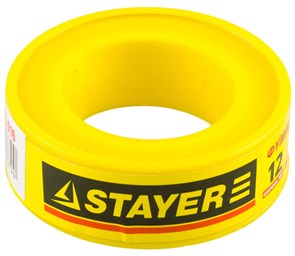 STAYER 0.075 мм х 12 мм х 10 м, 0.16 г/см3, ФУМ лента (12360-12-016) 10105