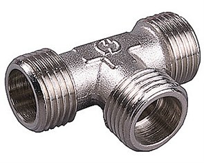 GENERAL FITTINGS наружная резьба 3/4″, никель, тройник (51051-3/4) 10154