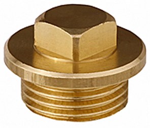 GENERAL FITTINGS 3/4″, с прижимной шайбой, никель, заглушка (51099-3/4) 10237