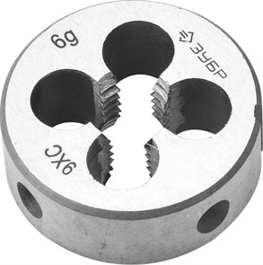 ЗУБР М5 x 0.8 мм, сталь 9ХС, плашка круглая ручная (4-28022-05-0.8) 17085