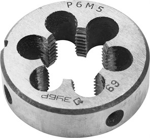 ЗУБР М20 x 1.5 мм, сталь Р6М5, плашка круглая машинно-ручная (4-28023-20-1.5) 17122