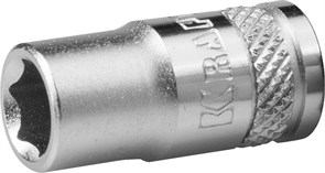 KRAFTOOL FLANK, 1/4″, 6 мм, торцовая головка (27815-06) 21327