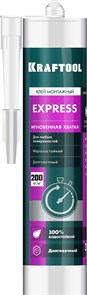 KRAFTOOL EXPRESS, 310мл прозрачный, монтажный клей экспресс хватка (41347) 30789