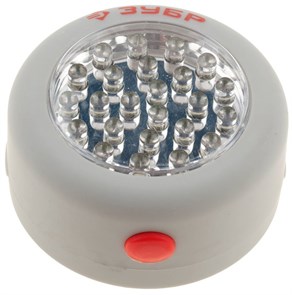 ЗУБР 28 LED, крючок для подвеса, магнит, светодиодный фонарь (61812) 32308