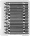 ЗУБР 10 шт, PZ2 50 мм, Кованые биты (26003-2-50-10) - фото 505309