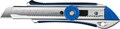 ЗУБР Титан-В, 18 мм, металлический обрезиненный нож с винтовым фиксатором, Профессионал (09178) - фото 518027