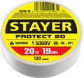 STAYER Protect-20 19 мм х 20 м белая, Изоляционная лента ПВХ, PROFESSIONAL (12292-W) - фото 519588