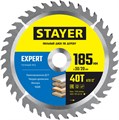 STAYER Expert, 185 x 30/20 мм, 40Т, точный рез, пильный диск по дереву (3682-185-30-40) 15908558 - фото 671475