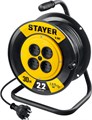 STAYER S-207, ПВС, 2 х 0.75 мм2, 30 м, 2200 Вт, удлинитель на катушке (55073-30) 20218025 - фото 676055