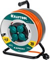 KRAFTOOL ПВС 3х2.5 30м 4000Вт IP44, Силовой удлинитель на стальной катушкеEXPERT (55089-30) 28294203 - фото 680265