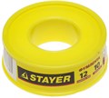 STAYER 0.075 мм х 12 мм х 10 м, 0.40 г/см3, ФУМ лента (12360-12-040) 10107 - фото 682560