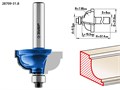 ЗУБР 31.8 x 17 мм, радиус 8 мм, фреза кромочная калевочная №7, Профессионал (28709-31.8) 16460 - фото 690945