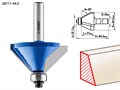 ЗУБР 44.5 x 23 мм, фреза кромочная калевочная (фасочная) №9, Профессионал (28711-44.5) 16469 - фото 690996