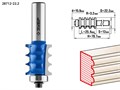 ЗУБР 22.2 x 26 мм, радиус 3 мм, фреза кромочная фигурная №1, Профессионал (28712-22.2) 16471 - фото 691005