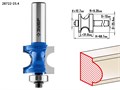 ЗУБР 25.4 x 31.8 мм, радиус 6.3 мм, фреза полустержневая с подшипником, Профессионал (28722-25.4) 16483 - фото 691051