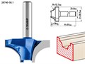 ЗУБР 38.1 x 19 мм, радиус 12.7 мм, фреза пазовая фасонная №1, Профессионал (28740-38.1) 16518 - фото 691216