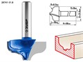 ЗУБР 31.8 x 16 мм, радиус 6.3 мм, фреза пазовая фасонная №2, Профессионал (28741-31.8) 16520 - фото 691228