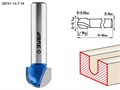 ЗУБР 12.7 x 10 мм, радиус 6.35 мм, фреза пазовая галтельная, Профессионал (28751-12.7-10) 16536 - фото 691292