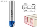 ЗУБР 6.4 x 13 мм, радиус 3.2 мм, фреза пазовая галтельная, Профессионал (28751-6.4-13) 16541 - фото 691313