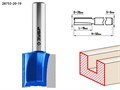 ЗУБР 20 x 19 мм, хвостовик 8 мм, фреза пазовая прямая, Профессионал (28753-20-19) 16556 - фото 691377