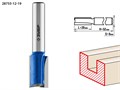 ЗУБР 12 x 19 мм, хвостовик 8 мм, фреза пазовая прямая с нижними подрезателями, Профессионал (28755-12-19) 16568 - фото 691437