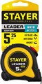 STAYER Leader, 5 м х 25 мм, рулетка с автостопом, Professional (3402-5) 18777 - фото 695301