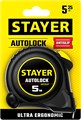 STAYER AutoLock, 5 м х 25 мм, рулетка с автостопом (2-34126-05-25) 18825 - фото 695392