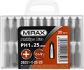 MIRAX PH1, 25 мм, 20 шт, биты (26251-1-25-20) 20678 - фото 699490