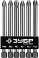 ЗУБР MX-6, 6 шт, набор бит с адаптером (26089-H6) 20834 - фото 699709