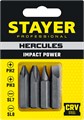 STAYER Hercules, 36 мм, 4 шт, биты для ударной отвертки, Professional (25667-S4) 23575 - фото 703181