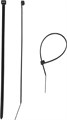 ЗУБР КС-Ч1, 3.6 x 200 мм, нейлон РА66, 100 шт, черные, кабельные стяжки, Профессионал (309030-36-200) 30281 - фото 713160