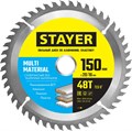 STAYER Multi Material, 150 x 20/16 мм, 48Т, супер чистый рез, пильный диск по алюминию (3685-150-20-48) 1710064 - фото 717401