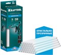 KRAFTOOL Cristal, 11 х 250 мм, 40 шт, кристально прозрачные, клеевые стержни (06846-40) 8805033 - фото 723818