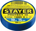 STAYER PROTECT-10, 15 мм х 10 м, 5 000 В, синяя, изолента ПВХ, Professional (12292-B) 9355618 - фото 724223